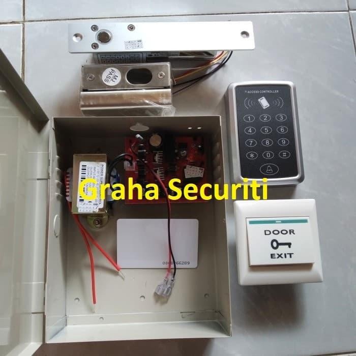 

Paket Access Pintu kartu/Pin Kunci dropbolt UPS BOX