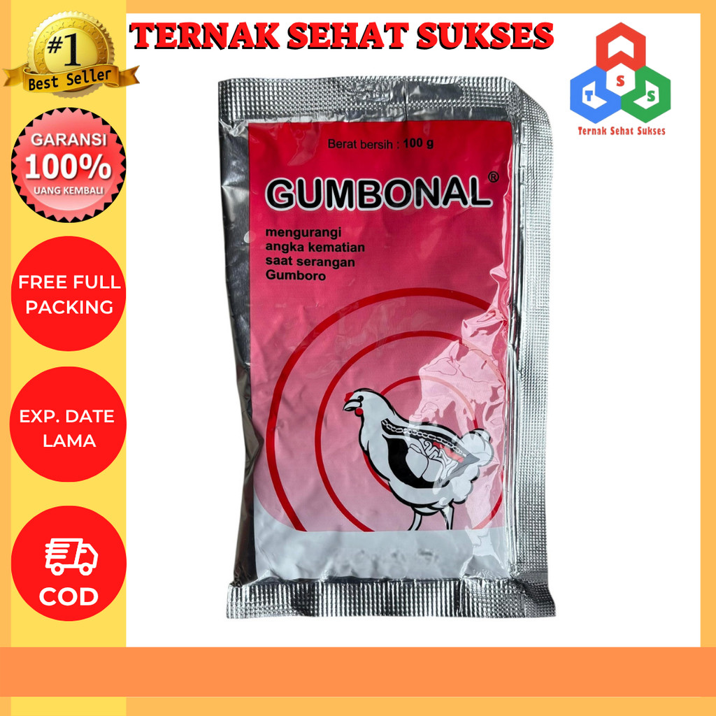 GUMBONAL 100 GRAM MEDION - Obat Gumboro Unggas - Obat Ayam Gumboro