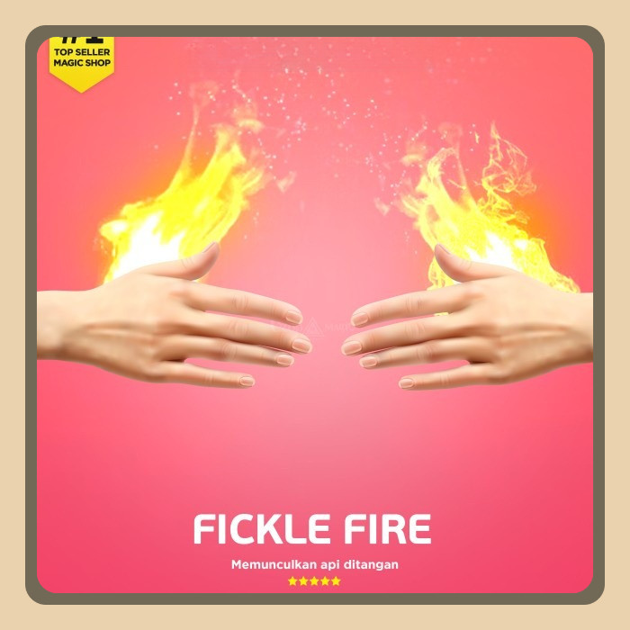 Fickle Fire - Alat sulap - Alat sulap memunculkan api ditelapak tangan