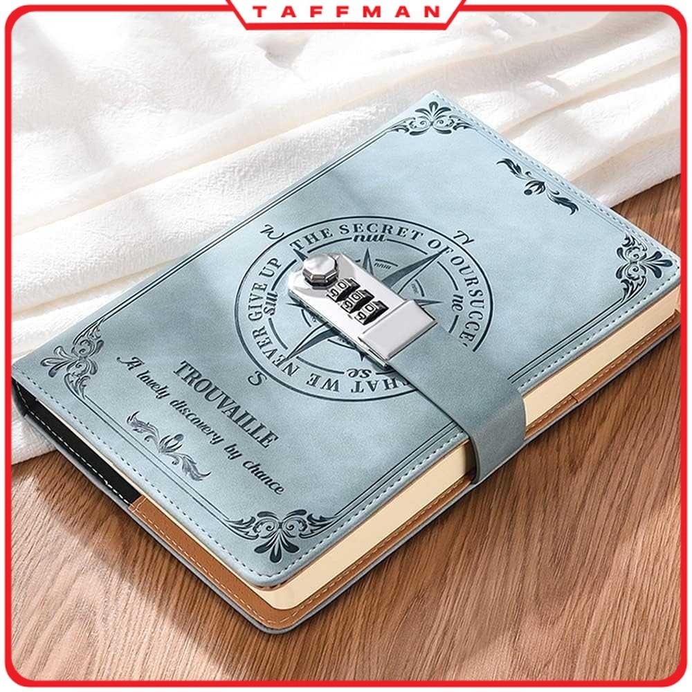 

TM - TODDI Buku Jurnal Leather Diary 200 Halaman Grid A5 with Lock - TD22