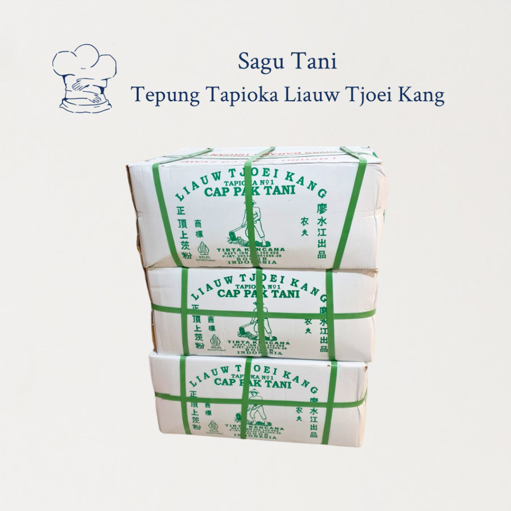

Sagutani (10x1kg/25x1kg) / Tepung Tapioka Liauw Tjoei Kang [ED. DES 2027]