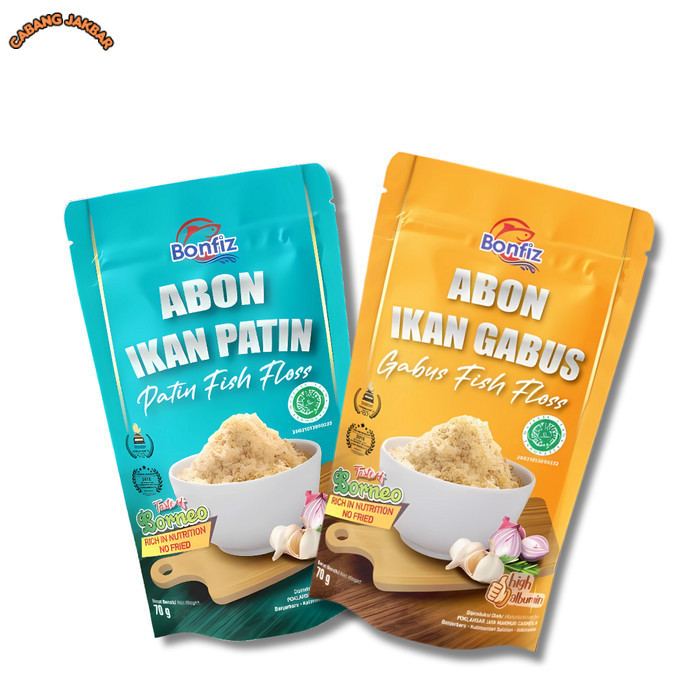 

Abon Ikan Gabus Patin Khas Banjar Baru Kalimantan Selatan Fish Floss Bonfiz PO-IN