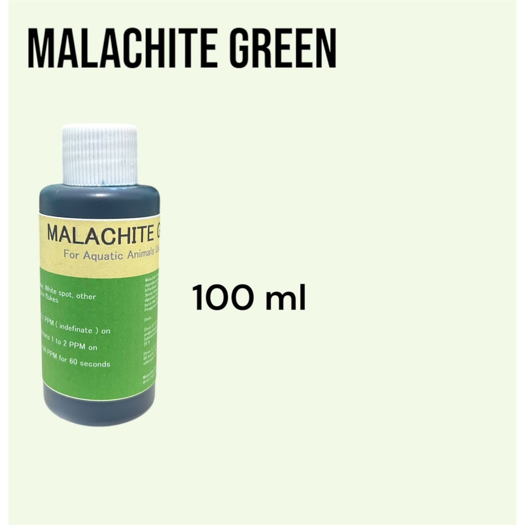 100 ml Malachite Green oxalate Obat Pembasmi Parasit Ikan