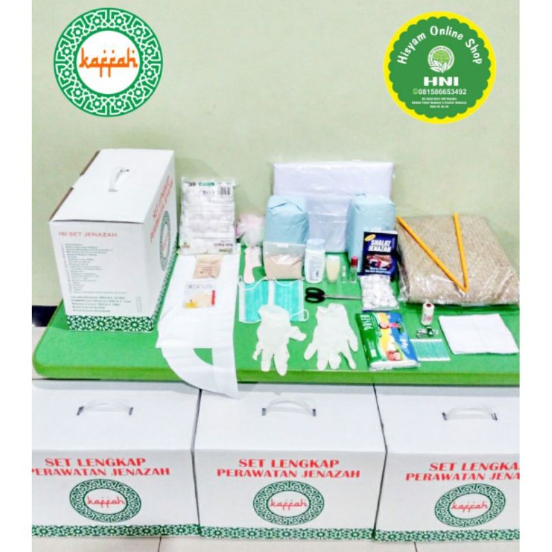 Set Jenazah Kaffah Lengkap | Tipe Kain Kafan Super