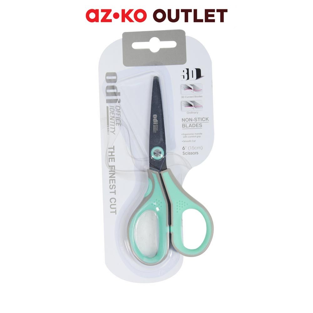 

Odi 15 cm Gunting 3D Curved Blade - Hijau Multifunctional Scissors Alat Pemotong Serbaguna Peralatan Atk Alat Potong Kertas Perlengkapan Alat Tulis