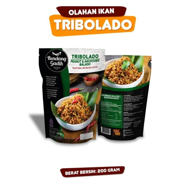 

[New]Promo Tribolado Teri Kacang Balado Rendang Gadih