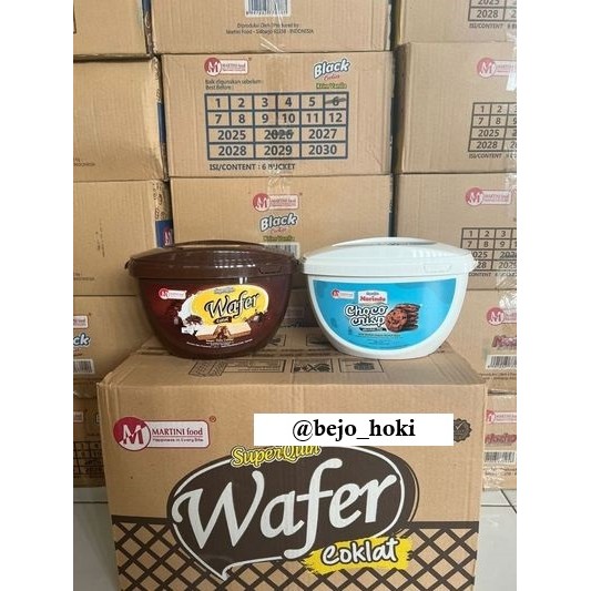 

( Paket isi 2 ) Wafer Coklat Marindo Cube dan Choco Chip
