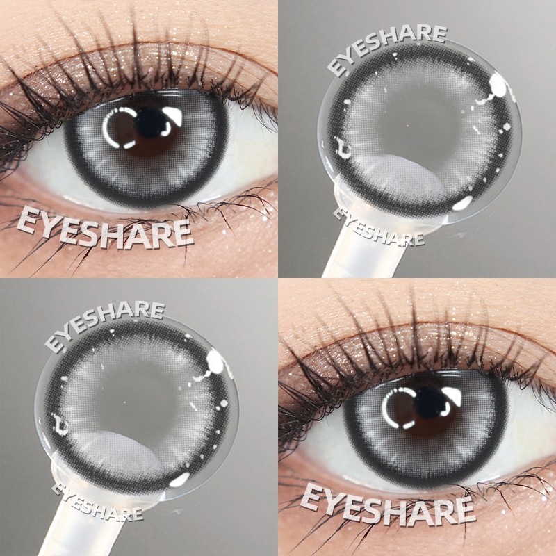 {COD}-Lensa kontak Eyeshare Pampas Grey Softlens 14,5 mm, lensa berwarna untuk mata besar, lensa fas