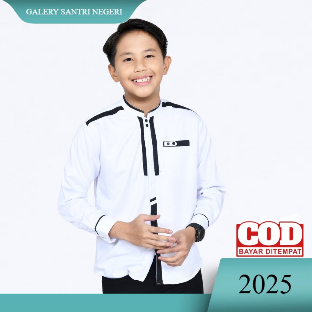 Baju Koko Junior Katulistiwa - Koko Anak Terbaru - Baju Koko Anak - Kemeja Junior - Koko Junior Katu
