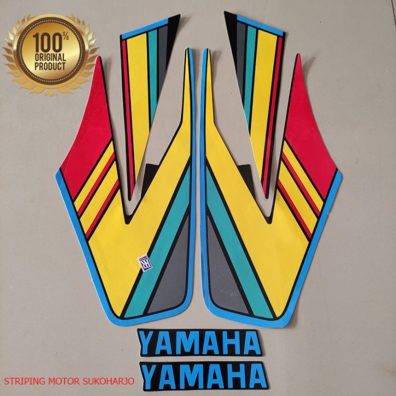 (ORI) STRIPING stiker list body stiker yamaha RX KING 1994 kualitas original