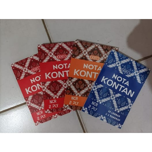 

Nota Kontan Kiky (10 buku Kecil) - Bon Penjualan Kecil 1/2 Ply Kiky (Pak) - Nota Kiky Kecil - Nota Kontan