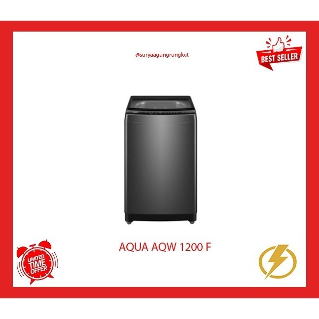MESIN CUCI TOP LOADING AQUA 1 TABUNG 12 KG - AQW 1200 F