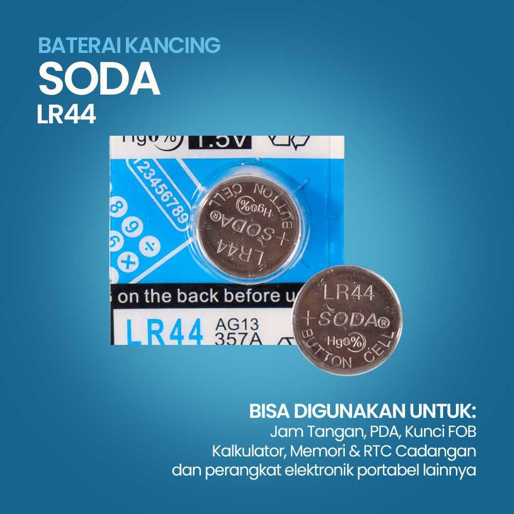 Baterai Kancing Lithium LR44 AG13 L1154 357 A76 1.5V 1 PCS
