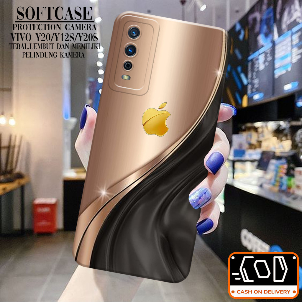 Softcase VIVO Y20/Y12S/Y20S Soft Protection Camera Case VIVO Y20/Y12S/Y20S Terbaru Pelindung Belakan