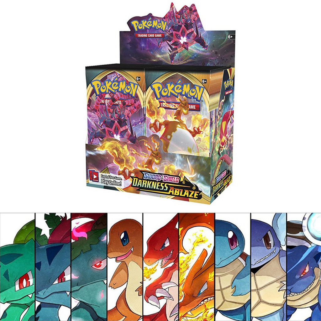 Pokemon Card pokemon card booster pack Kartu Pokemon kartu pokemon 1 box 360pcs Kartu permainan untu