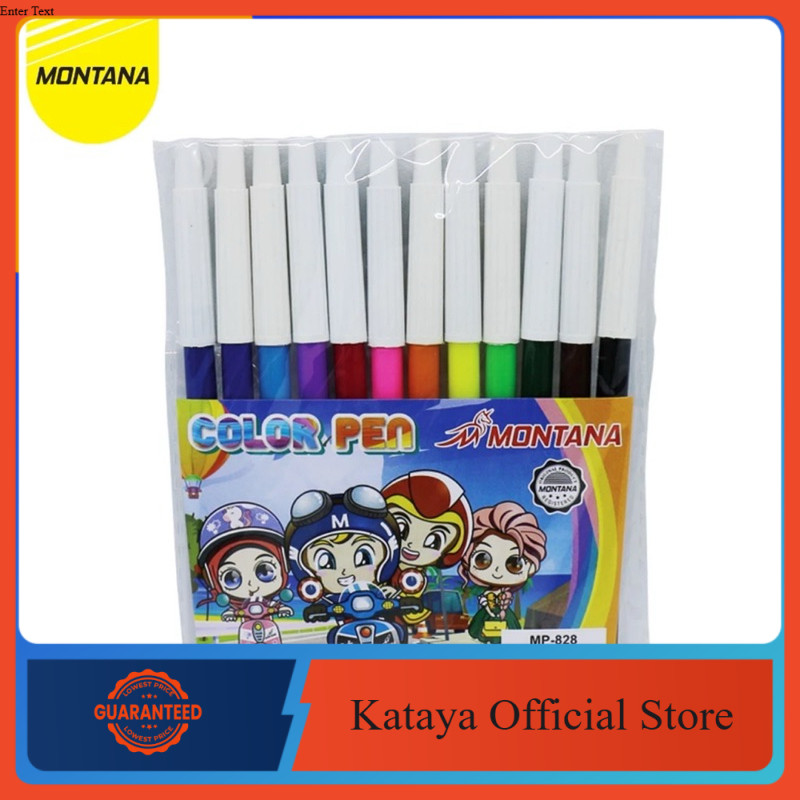 

Montana Spidol 12 Warna / Color Marker Montana / MP-828
