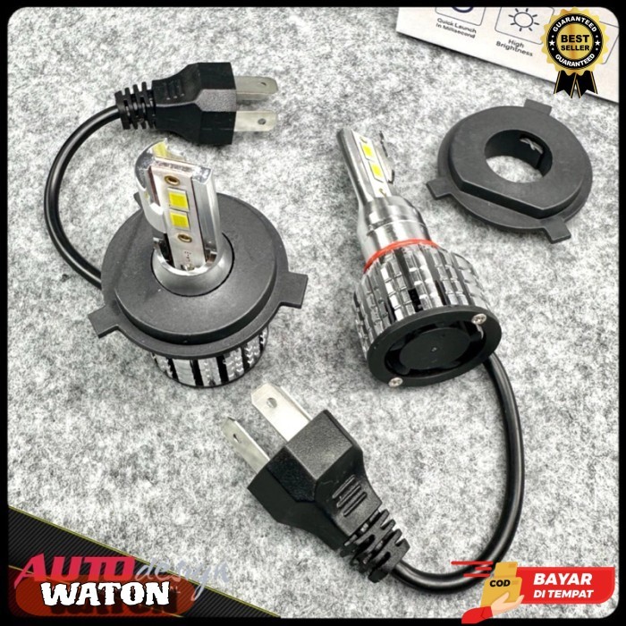 ADS6 Lampu LED Mobil 50Watt 12Volt Putih 6000K H1 H3 H4 H7 H8 H11 H16  - H8 H11 H16