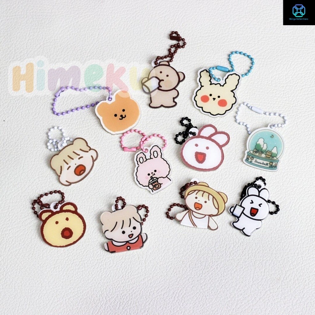 Himeku KEYCHAIN AKRILIK - Gantungan Kunci & Tas - Aksesoris Hiasan Tas