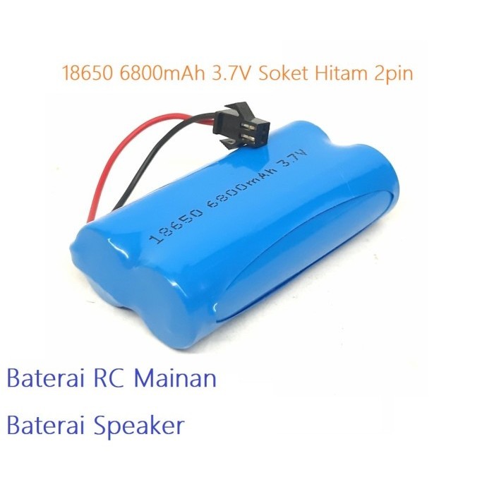 Baterai Batre Mobil Remote Control dan speker bluetooth 3.7V 6800mAh