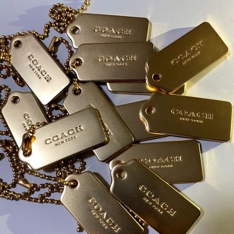 GANTUNGAN ARSYILABAG Coach Hang Tag Metal Tag Heart Shoulder Bag Acc Pendant Logam Gantungan Tas Hia