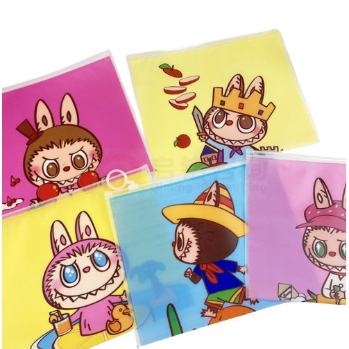 

J2 - Pouch alat tulis transparant labubu Dompet bening sanrio lucu