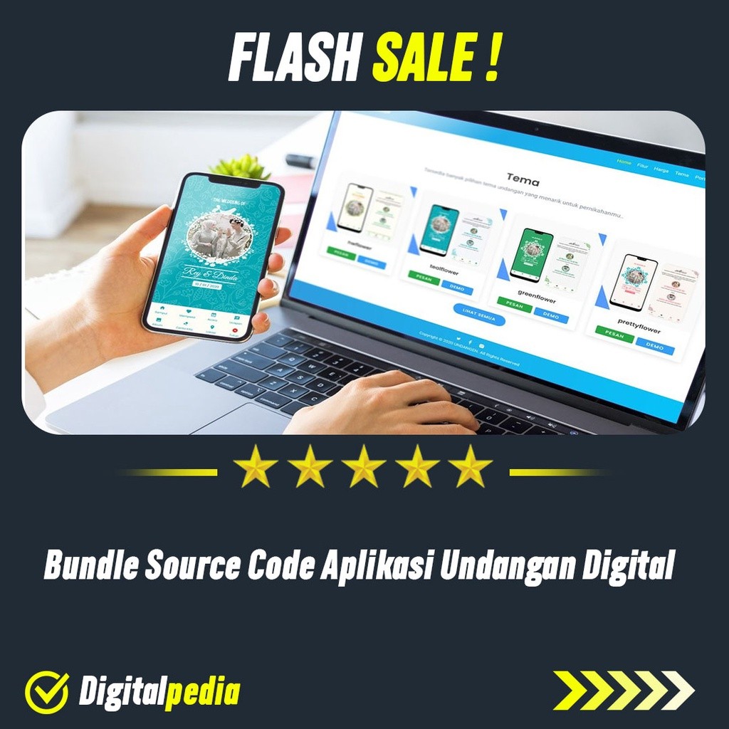 Bundle Source Code SC Aplikasi Undangan Website Online Digital Wedding Invitation