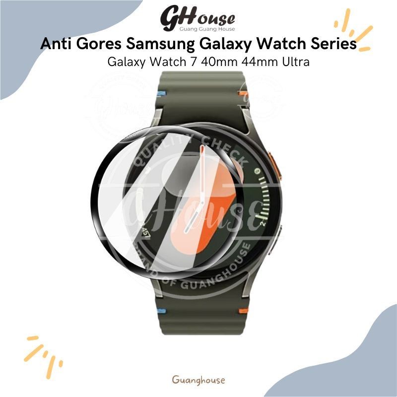 Anti Gores Samsung Galaxy Watch 7 40mm 44mm Ultra Pelindung Layar Samsung Galaxy Watch 7 Series 2D 3