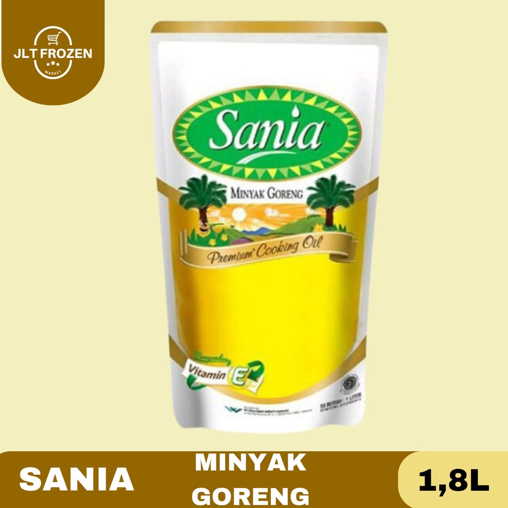 

Sania Minyak Goreng / Minyak Goreng Kelapa Kemasan refill 1,8 Liter