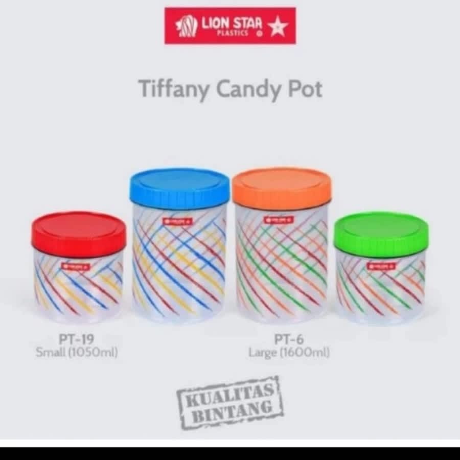 toples kedap udara tutup putar tiffany lion star