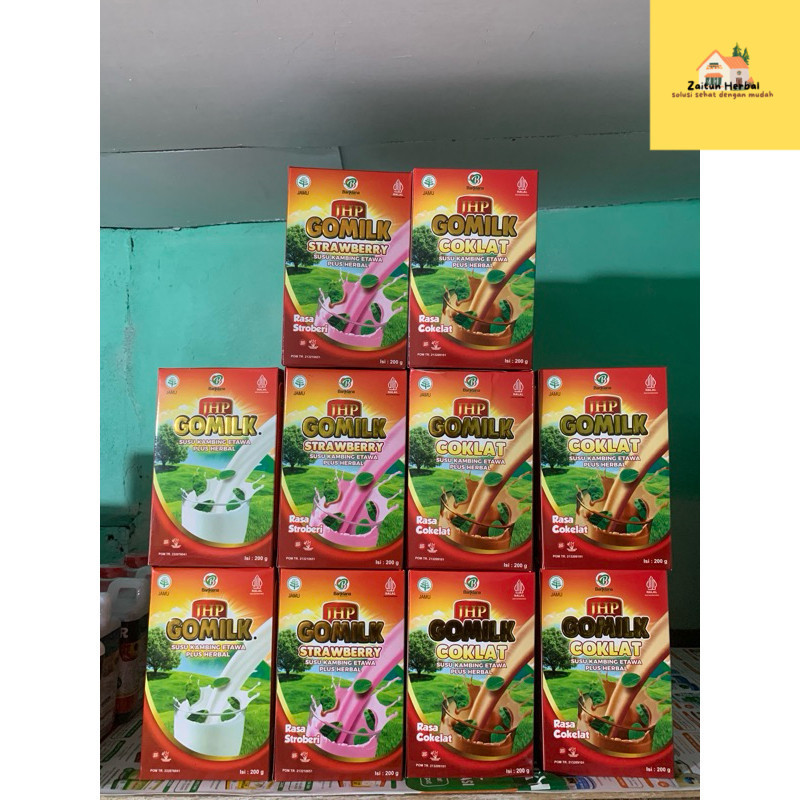 

Gomilk Susu Kambing Etawa Plus Herbal 200gram