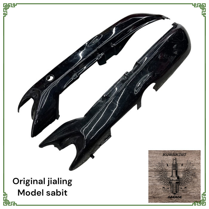 Cover Body Samping Jialing PNP Honda Astrea Grand Legenda Impressa original jialing - Hitam