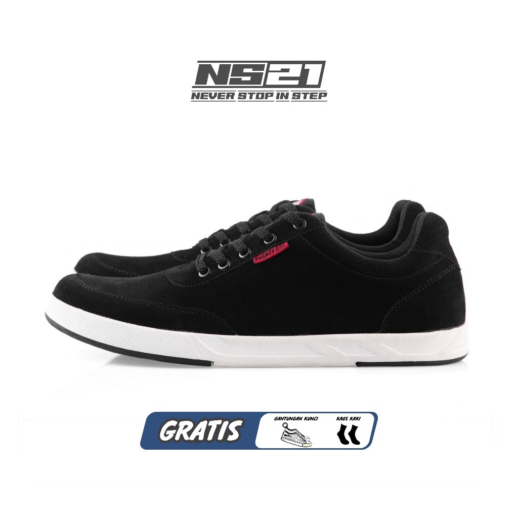 Sepatu Pria Casual Full Black NS Twenty One