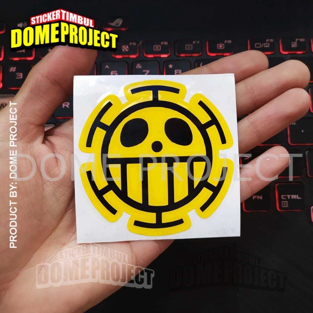 Stiker Motor Cutting Anime TRAFALGAR LAW CUTING STIKER AKSESORIES BODY MOBIL AKSESORIS SEPEDA MOTOR