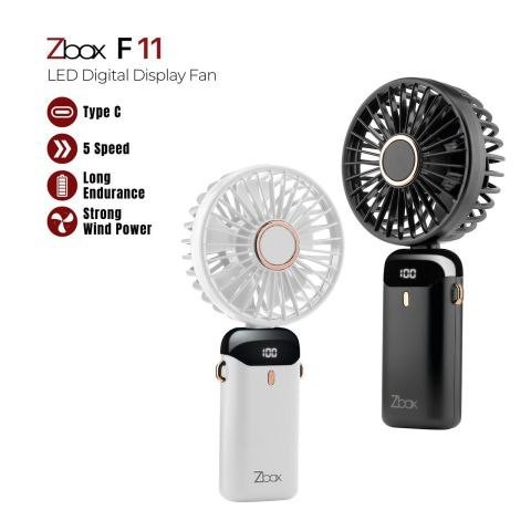 ZBOX kipas angin portabel KIPAS MINI FAN genggam tangan ZBOX F11 ADA INDIKATOR LED SUPER FAST zbox o