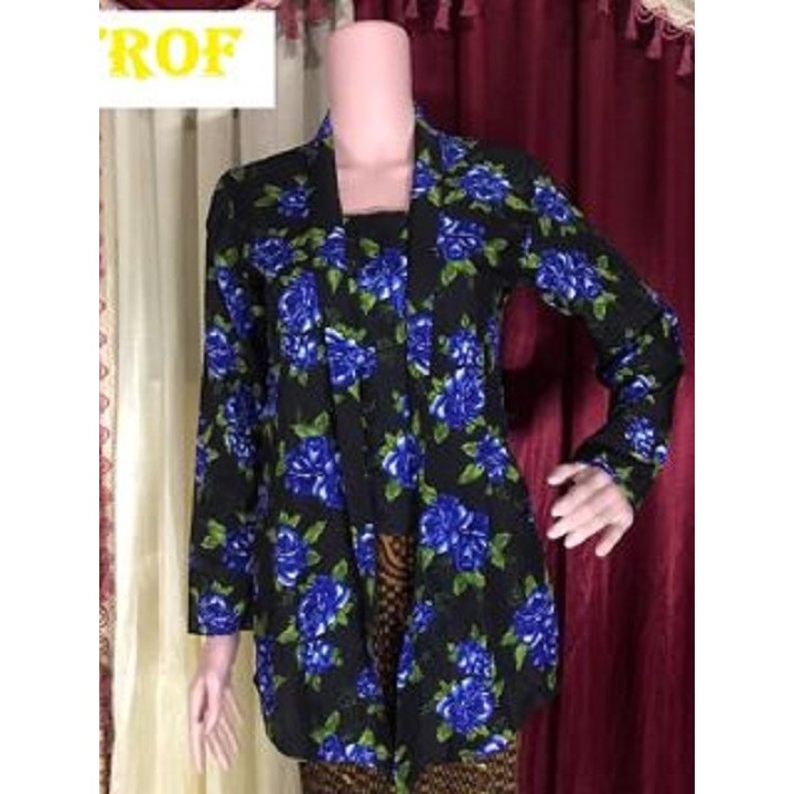 Kebaya kutu baru motif kembang batu -  kebaya kembang batu /Kebaya Kembang Dewasa / Kebaya Kutubaru
