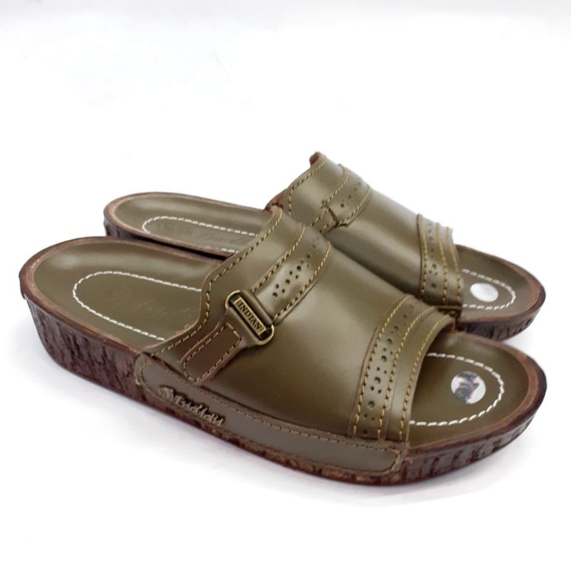 SANDAL KULIT PRIA INDIAN - SANDAL DEWASA INDIAN 437 ORIGINAL