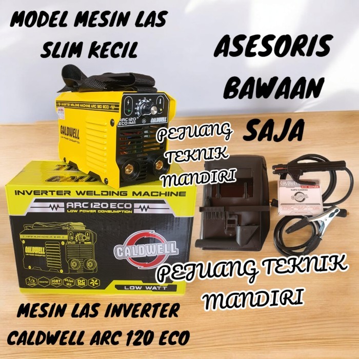 MESIN LAS INVERTER REDFOX MMA 120 / TRAFO LAS REDFOX RF BLACK 120 - CALDWEL ARC 120