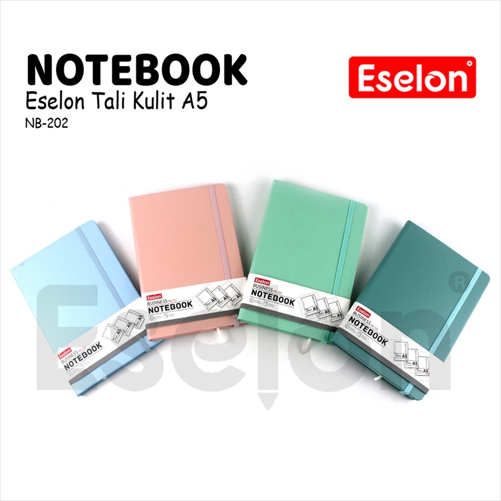 

Notebook Hard cover A5 NB-202/ Agenda Polos A5 Tali Warna Pastel