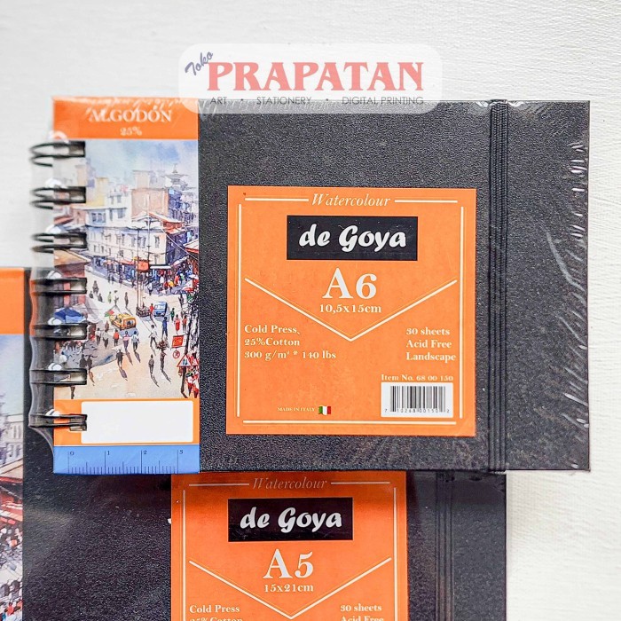 

De Goya Spiral Watercolor Book Algodon / SPIRAL - A6
