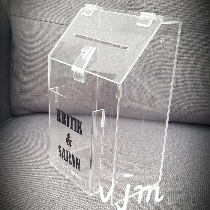 Acrylic Kotak Saran,Kritik&Saran (017 print)