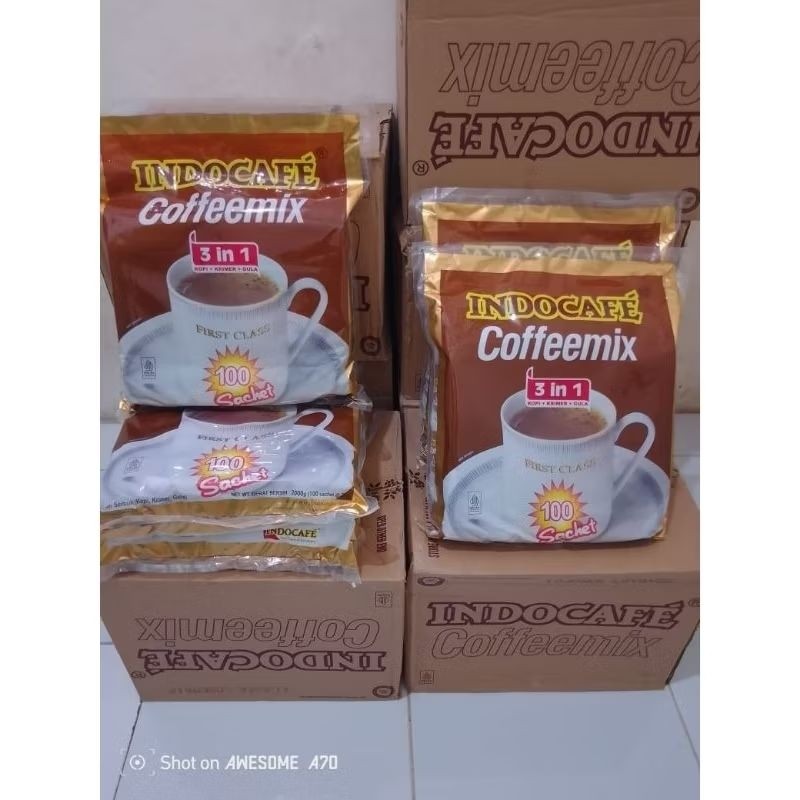 

Kopi Indocafe mix 2in1 20gr isi 10 Renceng/100 Sachet Langsung Kirim