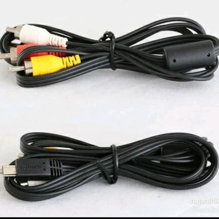 kabel audio video stereo kamera digital Canon seri Ixus