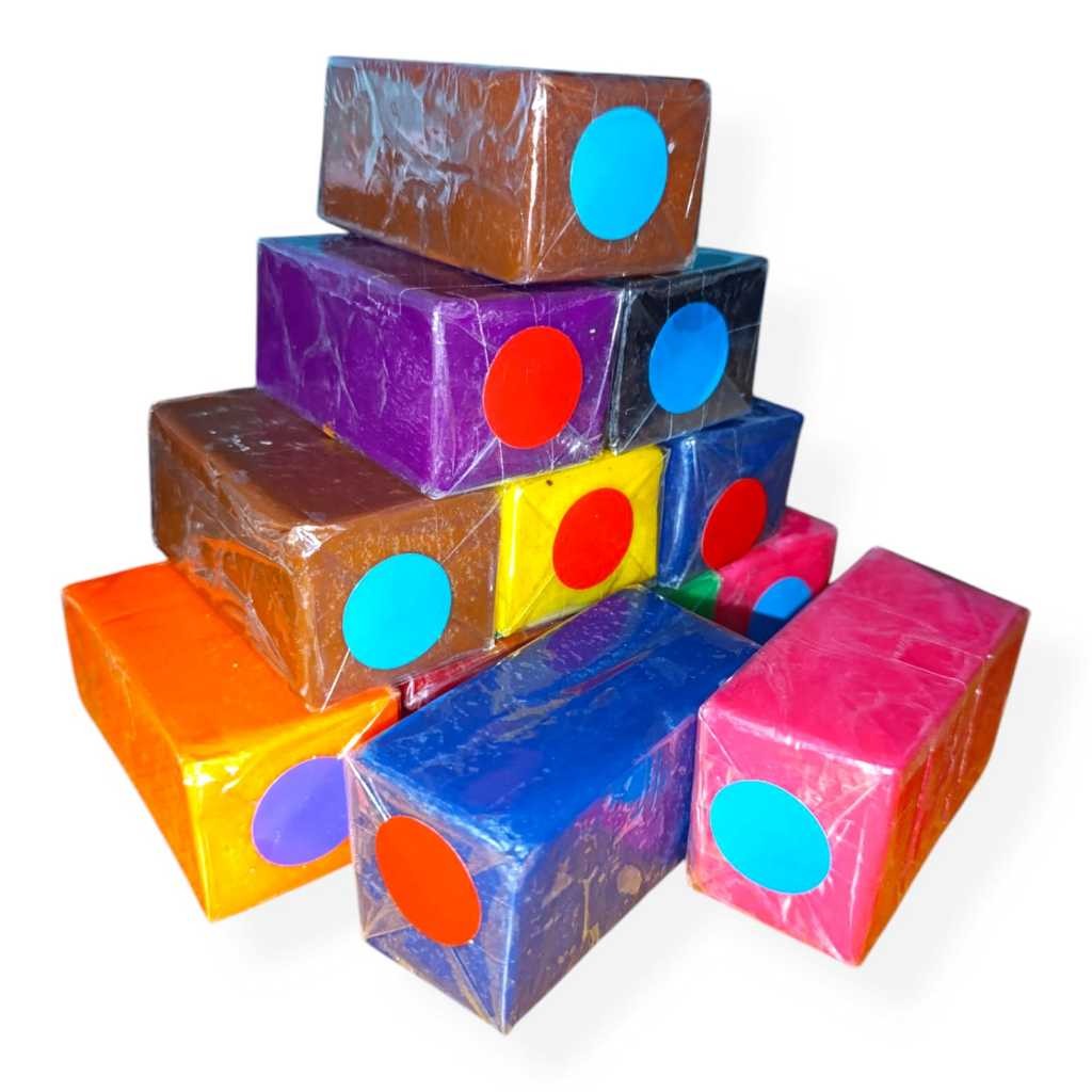 Lilin Warna Warni Besar Plastisin Mainan Edukasi Anak