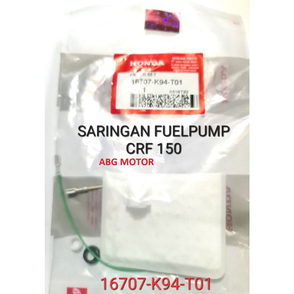 FILTER SET SARINGAN FUELPUMP FUEL PUMP PAMPERS CRF 150 ORIGINAL