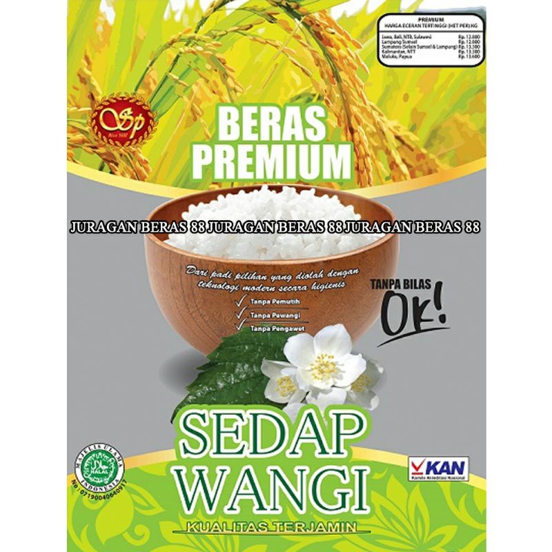 

Beras Premium Sedap Wangi 10kg