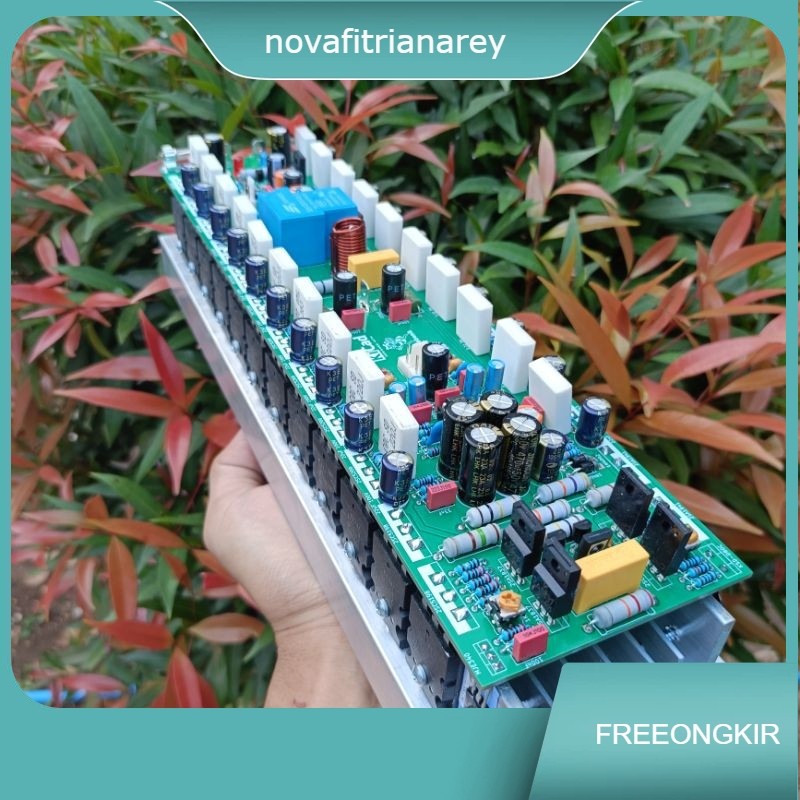 Kit driver power amplifier MCRD V3 Darlington 2u 30cm full fitur input balance/Sensor suhu/Protector