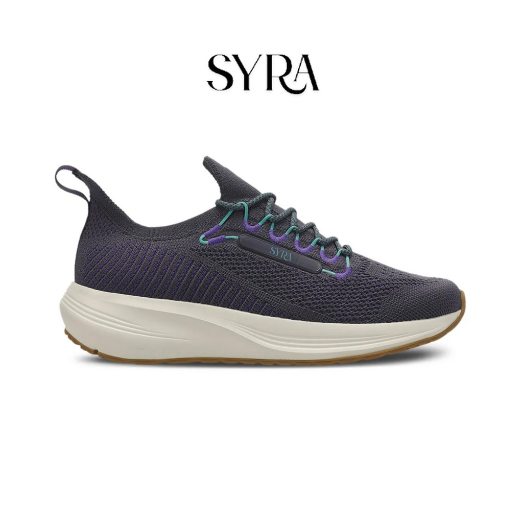 Syra - Sepatu Sneaker Slip On Pria Purple