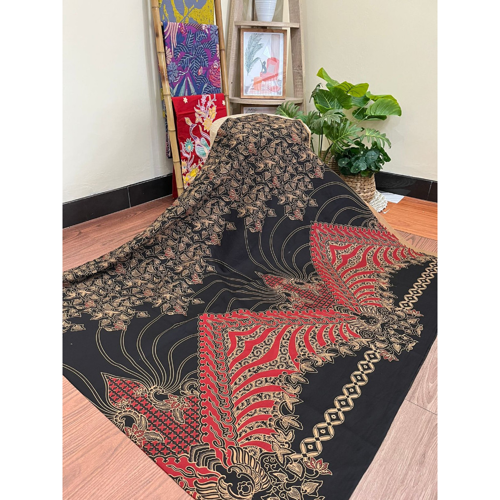 Kain Batik SOLO motif kembangan burung parang terta teja