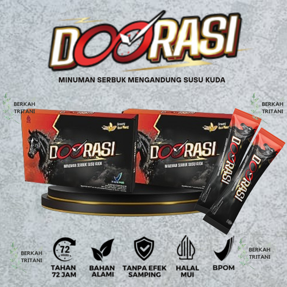 

DOORASI GINSENG - 1 Sachet Minuman Ginseng susu kuda