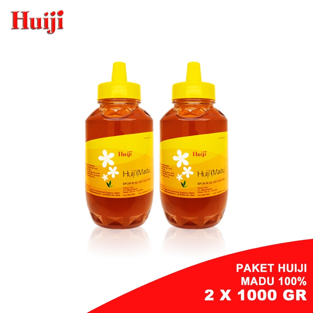 

NEW Huiji Honey 1 Kg | Paket Bundling Madu Asli Ukuran 1 Kg (2pcs) PREMIUM